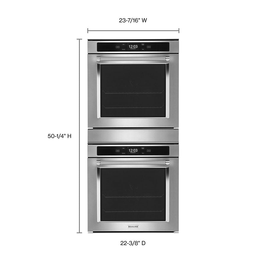 24" Smart Double Wall Oven with True Convection - (KODC504PPS) - KITCHENAID