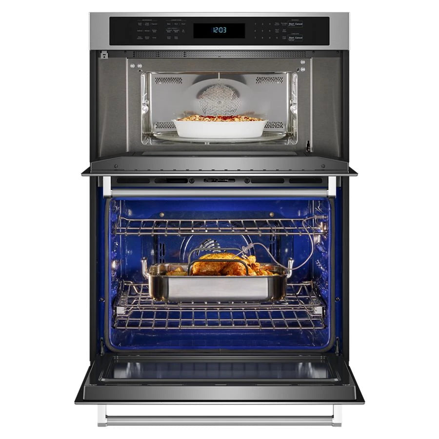 KitchenAid?? 30" Combination Microwave Wall Ovens with Air Fry Mode. - (KOEC530PPS)