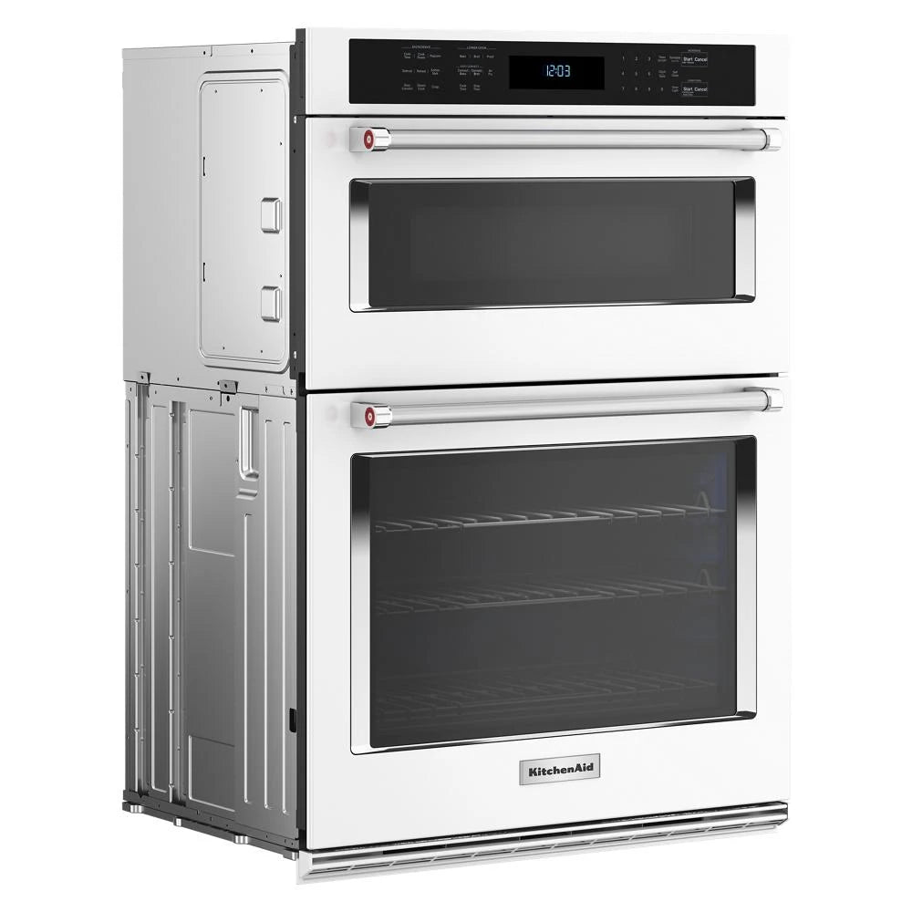 KitchenAid?? 30" Combination Microwave Wall Ovens with Air Fry Mode. - (KOEC530PWH)