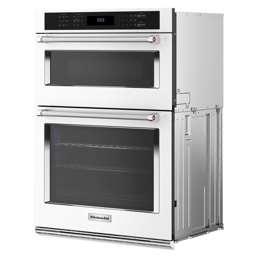 KitchenAid?? 30" Combination Microwave Wall Ovens with Air Fry Mode. - (KOEC530PWH)
