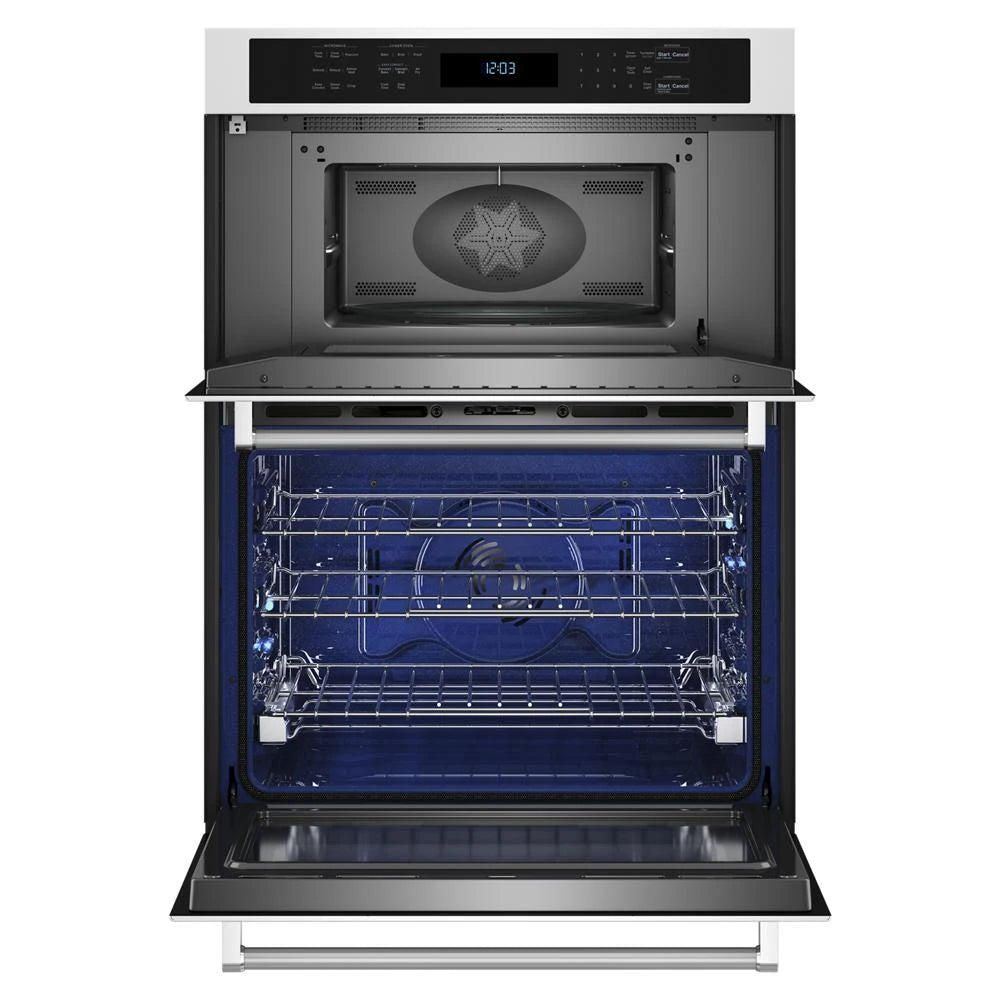 KitchenAid?? 30" Combination Microwave Wall Ovens with Air Fry Mode. - (KOEC530PWH)