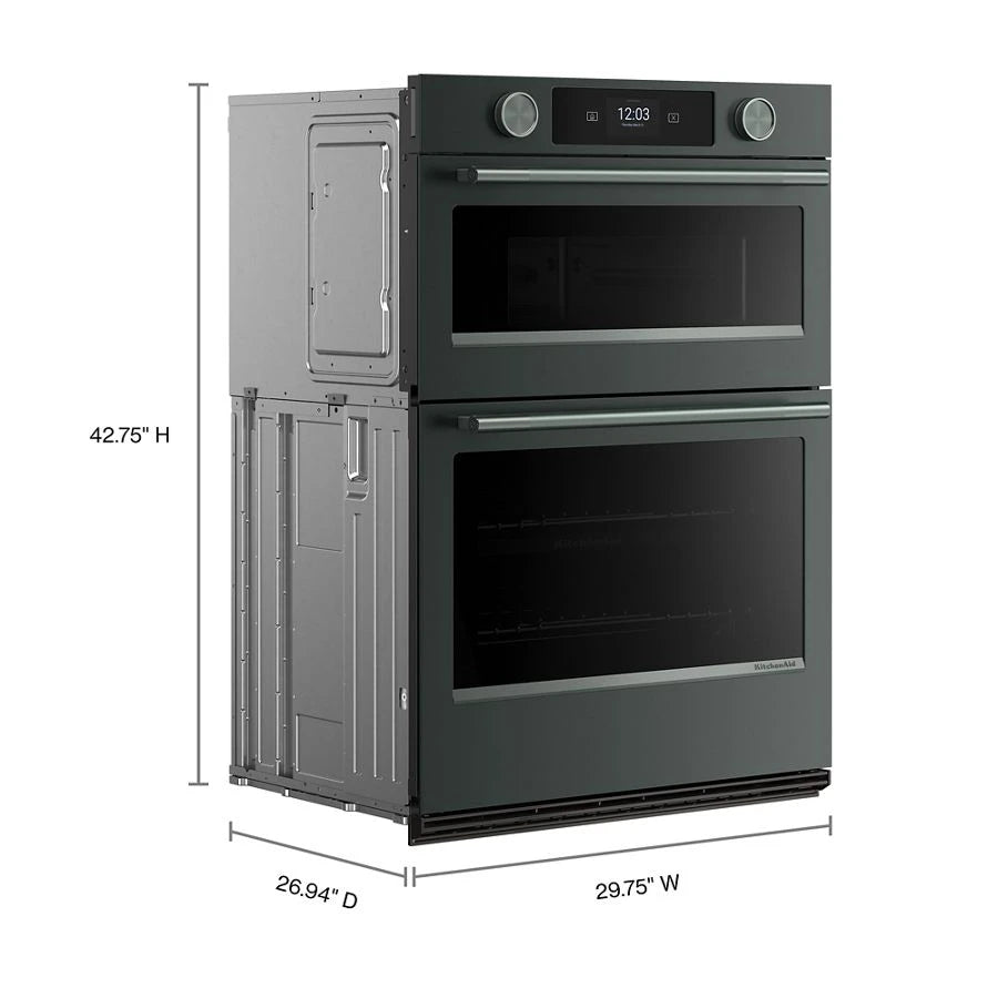 30-inch Smart Electric Combo Wall Oven with Assisted Cooking Modes - Juniper - (KOEC730SJP)