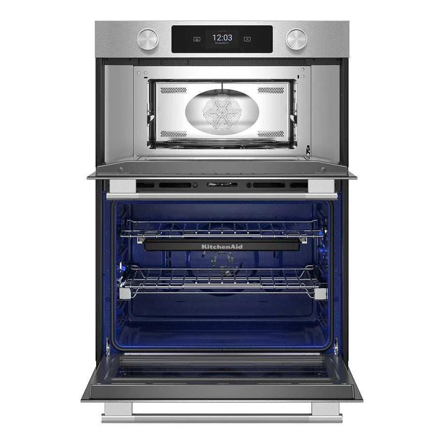 30-inch Smart Electric Combo Wall Oven with Assisted Cooking Modes - PrintShield™ Finish - (KOEC730SPS)