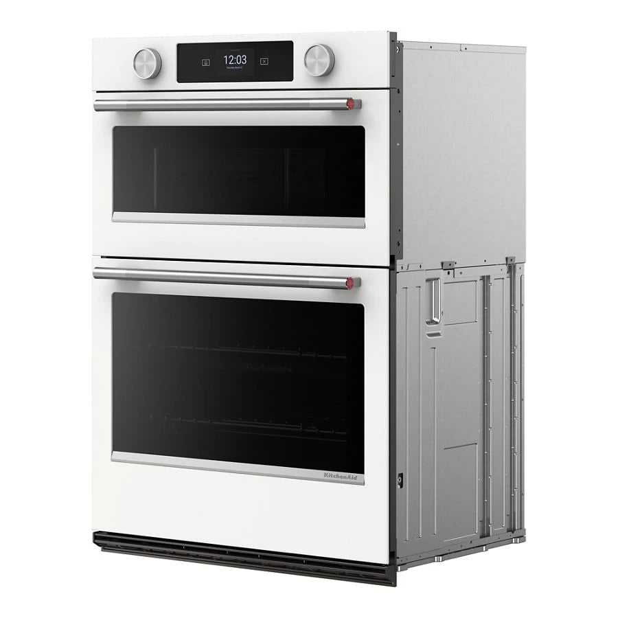 30-inch Smart Electric Combo Wall Oven with Assisted Cooking Modes - White - (KOEC730SWH)