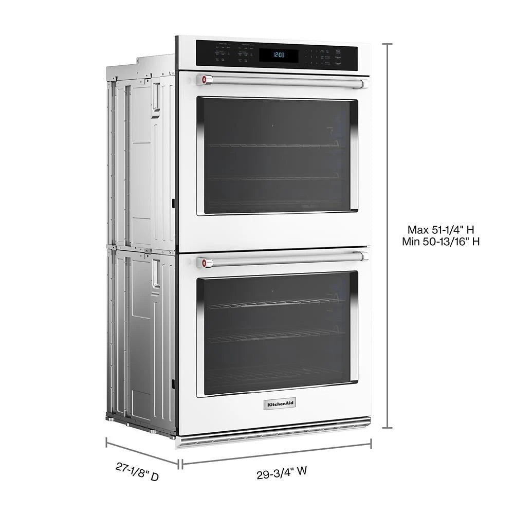 KitchenAid?? 30" Double Wall Ovens with Air Fry Mode - (KOED530PWH)