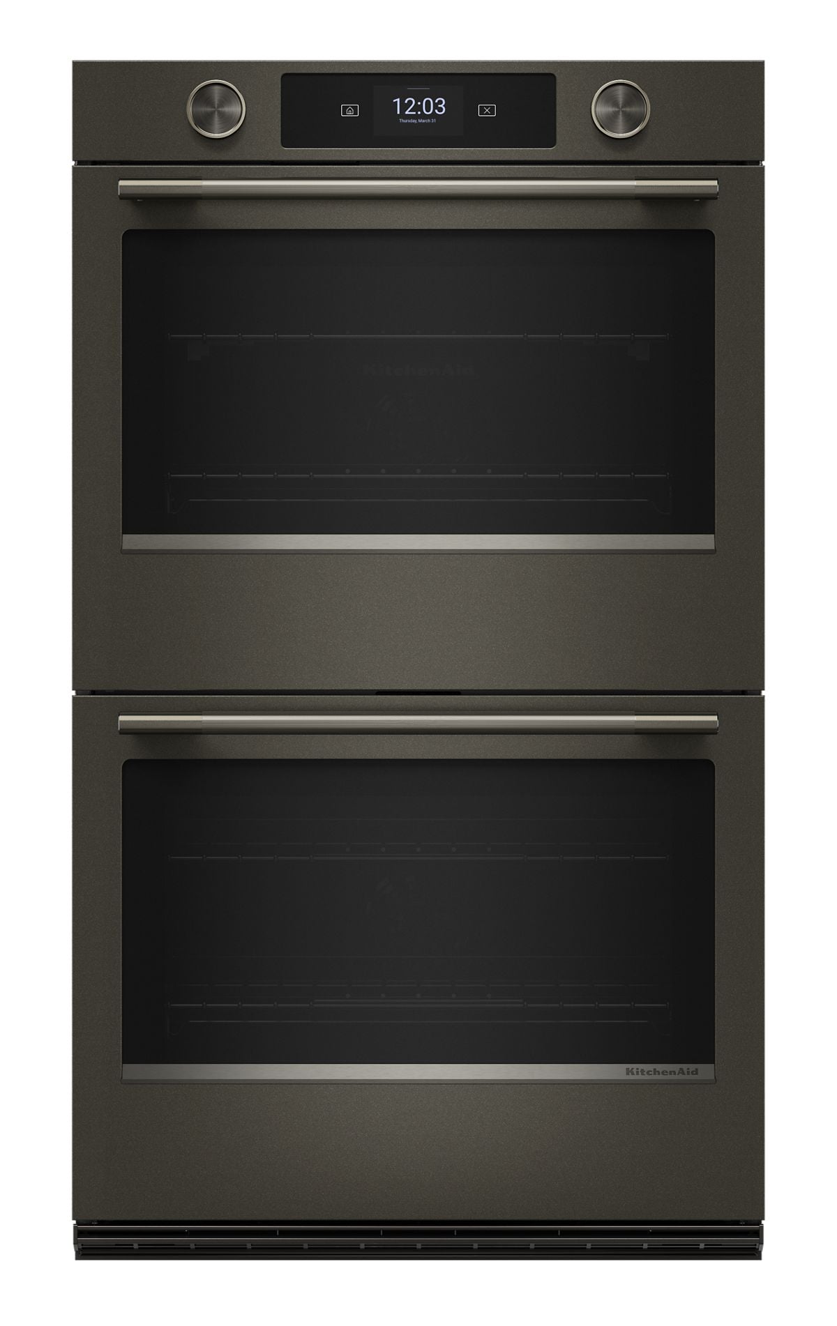 KitchenAid KOED730SBE 30-inch Smart Electric Double Wall Oven in Black Ore