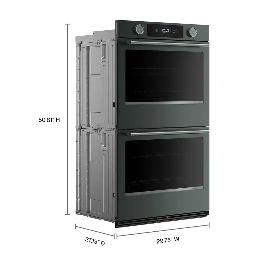 30-inch Smart Electric Double Wall Oven with Assisted Cooking Modes - Juniper - (KOED730SJP)