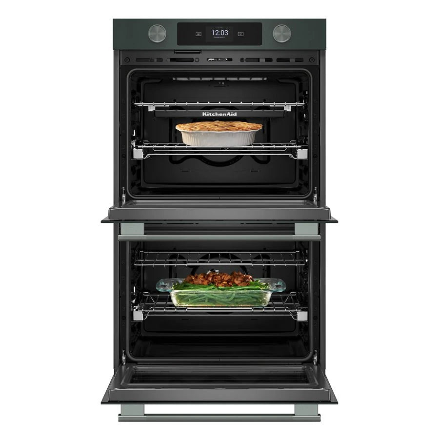 30-inch Smart Electric Double Wall Oven with Assisted Cooking Modes - Juniper - (KOED730SJP)