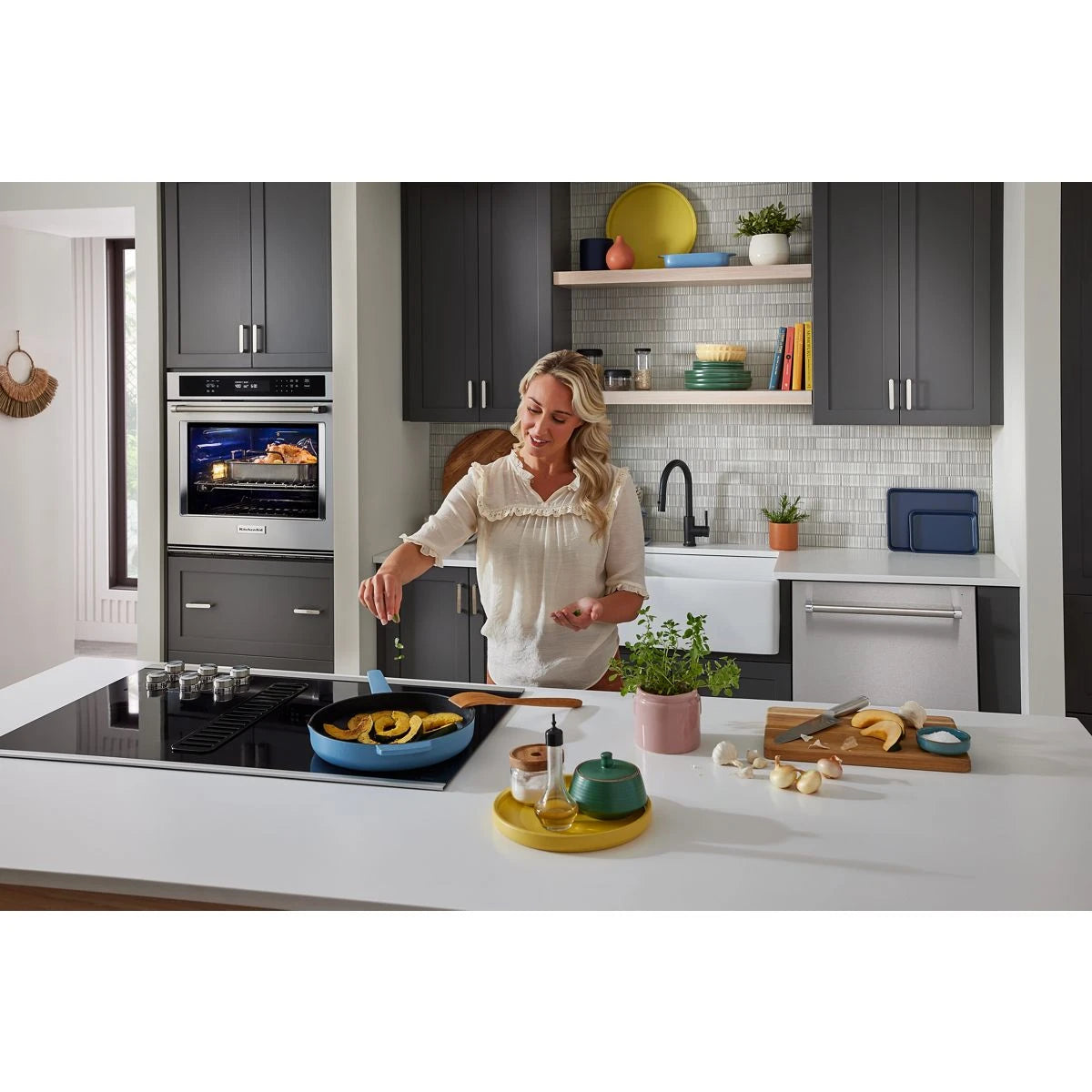 KitchenAid?? 30" Single Wall Ovens with Air Fry Mode - (KOES530PPS) - KITCHENAID