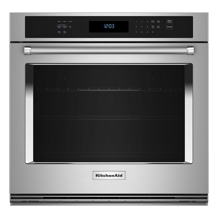 30" Single Wall Ovens with Air Fry Mode - (KOES530PSS) - KITCHENAID