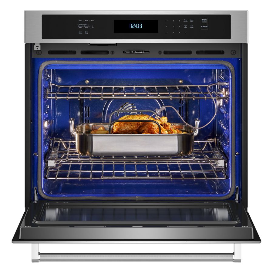 30" Single Wall Ovens with Air Fry Mode - (KOES530PSS) - KITCHENAID
