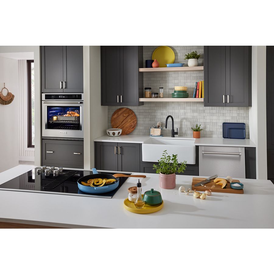 30" Single Wall Ovens with Air Fry Mode - (KOES530PSS) - KITCHENAID