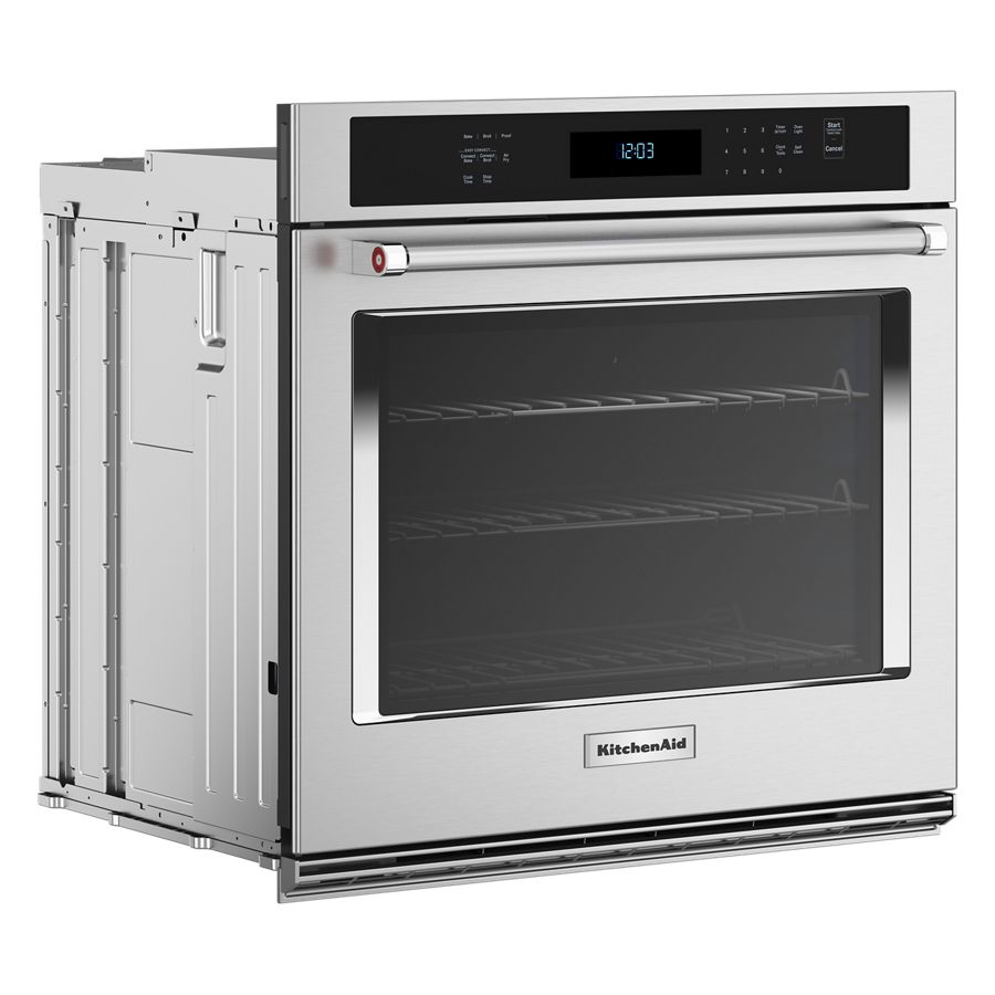 30" Single Wall Ovens with Air Fry Mode - (KOES530PSS) - KITCHENAID