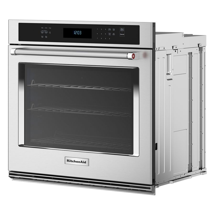 30" Single Wall Ovens with Air Fry Mode - (KOES530PSS) - KITCHENAID