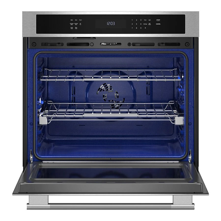 30-inch Electric Single Wall Oven with No Preheat Air Fry Mode - PrintShield™ Finish - (KOES530SPS)