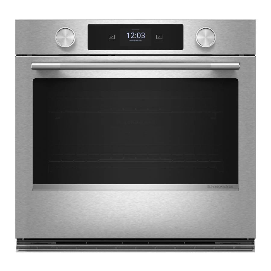 27-inch Smart Electric Single Wall Oven with Assisted Cooking Modes - PrintShield™ Finish - (KOES727SPS)