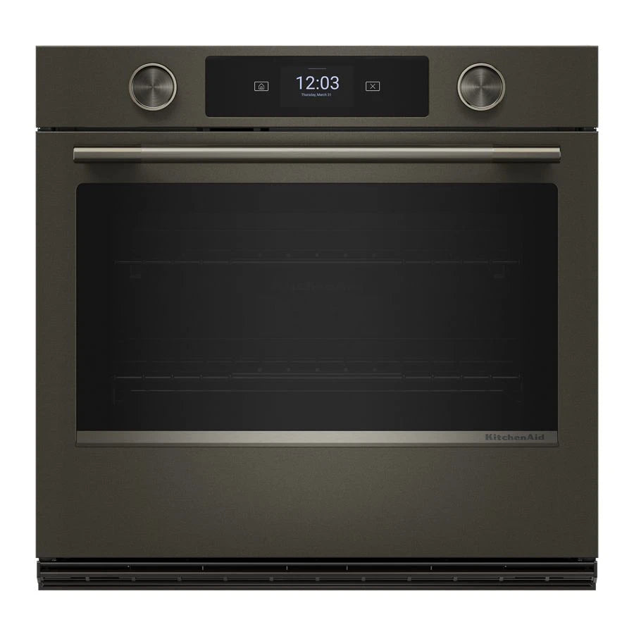 30-inch Smart Electric Single Wall Oven with Assisted Cooking Modes - Black Ore - (KOES730SBE)