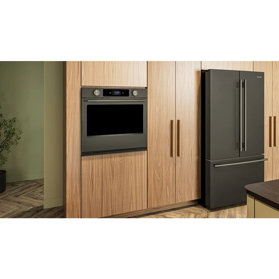 30-inch Smart Electric Single Wall Oven with Assisted Cooking Modes - Black Ore - (KOES730SBE)