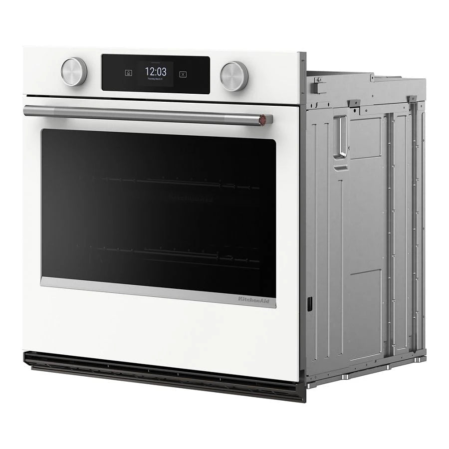 30-inch Smart Electric Single Wall Oven with Assisted Cooking Modes - White - (KOES730SWH)