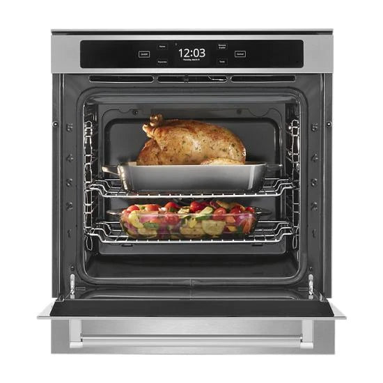 24" Smart Single Wall Oven with True Convection - (KOSC504PPS) - KITCHENAID