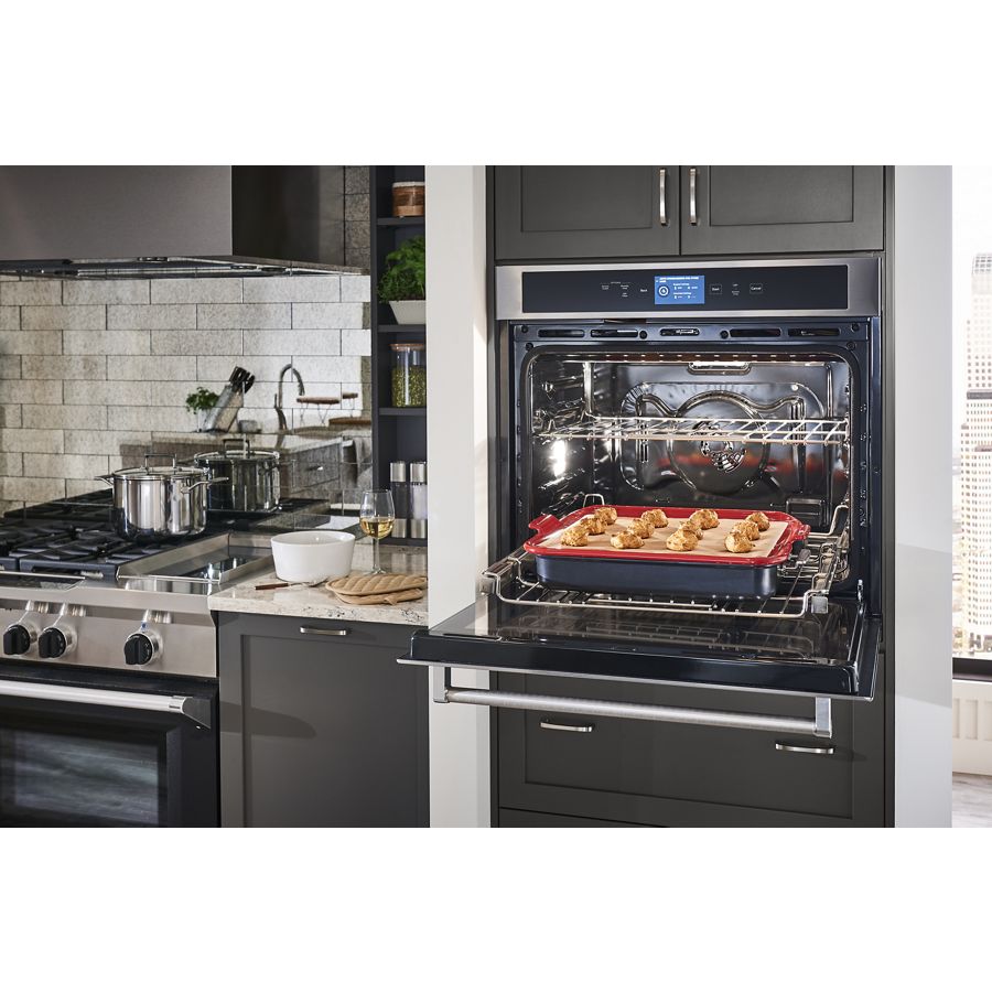 Smart Oven+ 30" Single Oven with Powered Attachments - (KOSE900HSS) - KITCHENAID