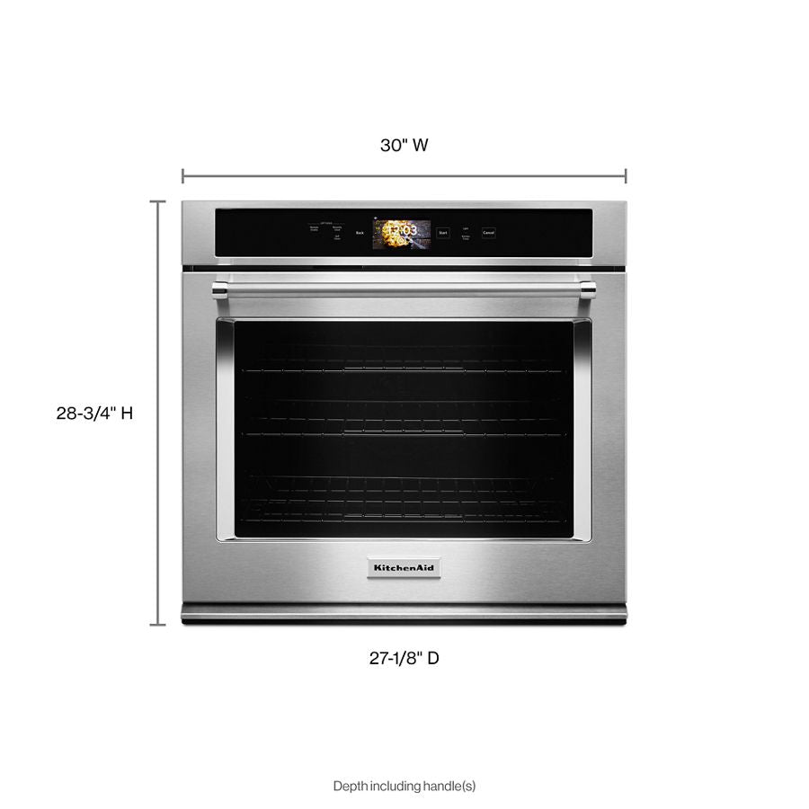 Smart Oven+ 30" Single Oven with Powered Attachments - (KOSE900HSS) - KITCHENAID