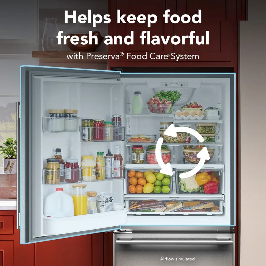 19 Cu. Ft. 30-Inch Standard-Depth Bottom Mount Refrigerator with Left Door Swing - (KRBL130SPS)