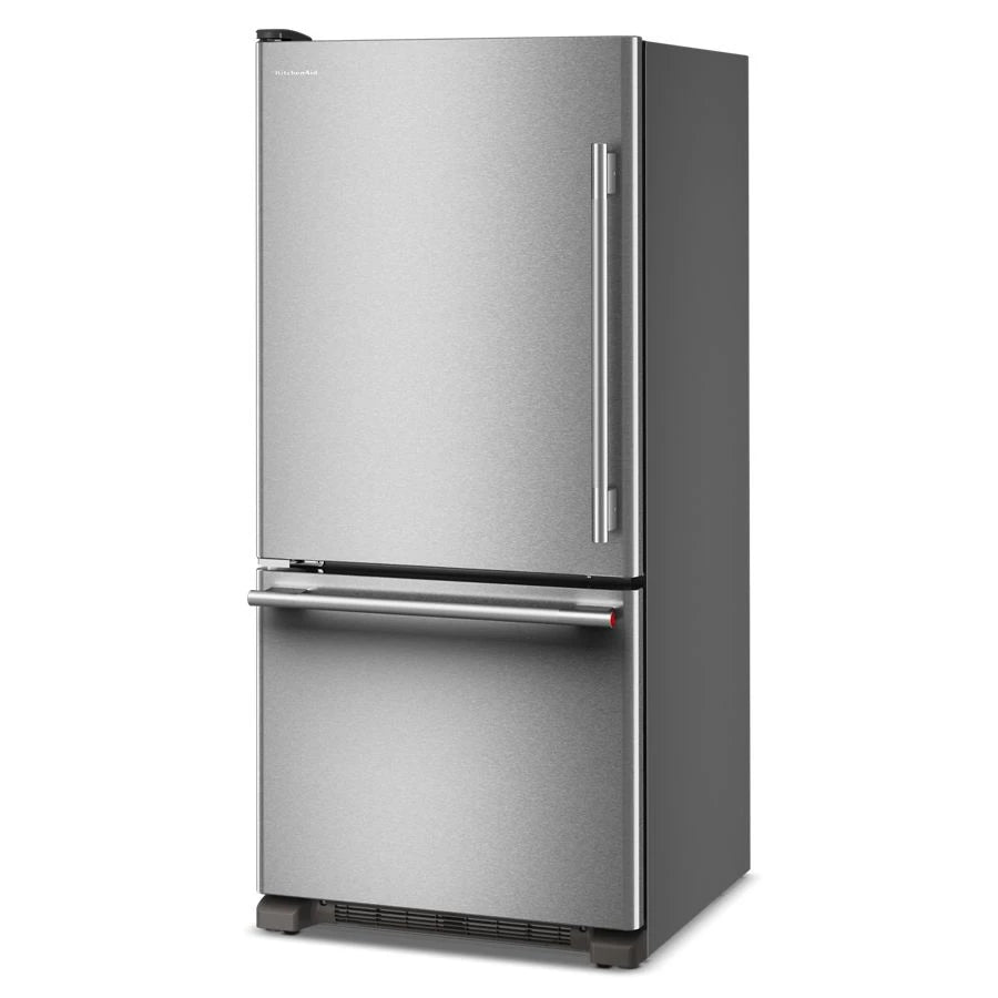19 Cu. Ft. 30-Inch Standard-Depth Bottom Mount Refrigerator with Left Door Swing - (KRBL130SPS)