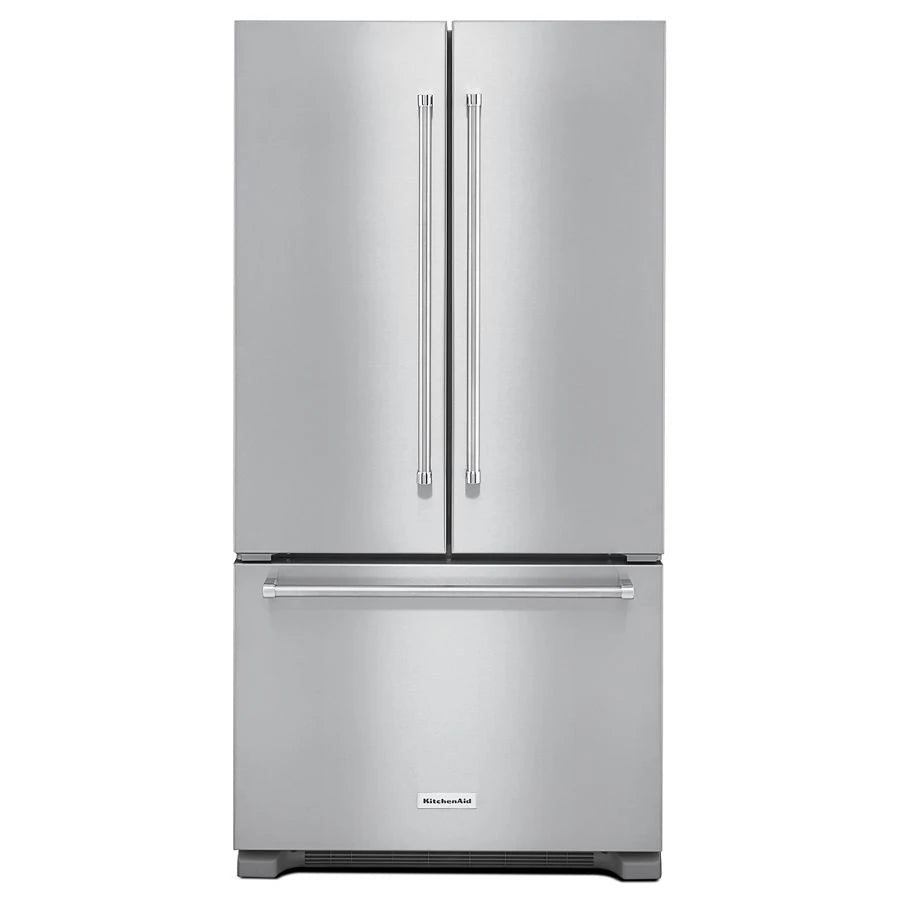 22 cu. ft. 36-Inch Width Counter Depth French Door Refrigerator with Interior Dispense - (KRFC302ESS) - KITCHENAID