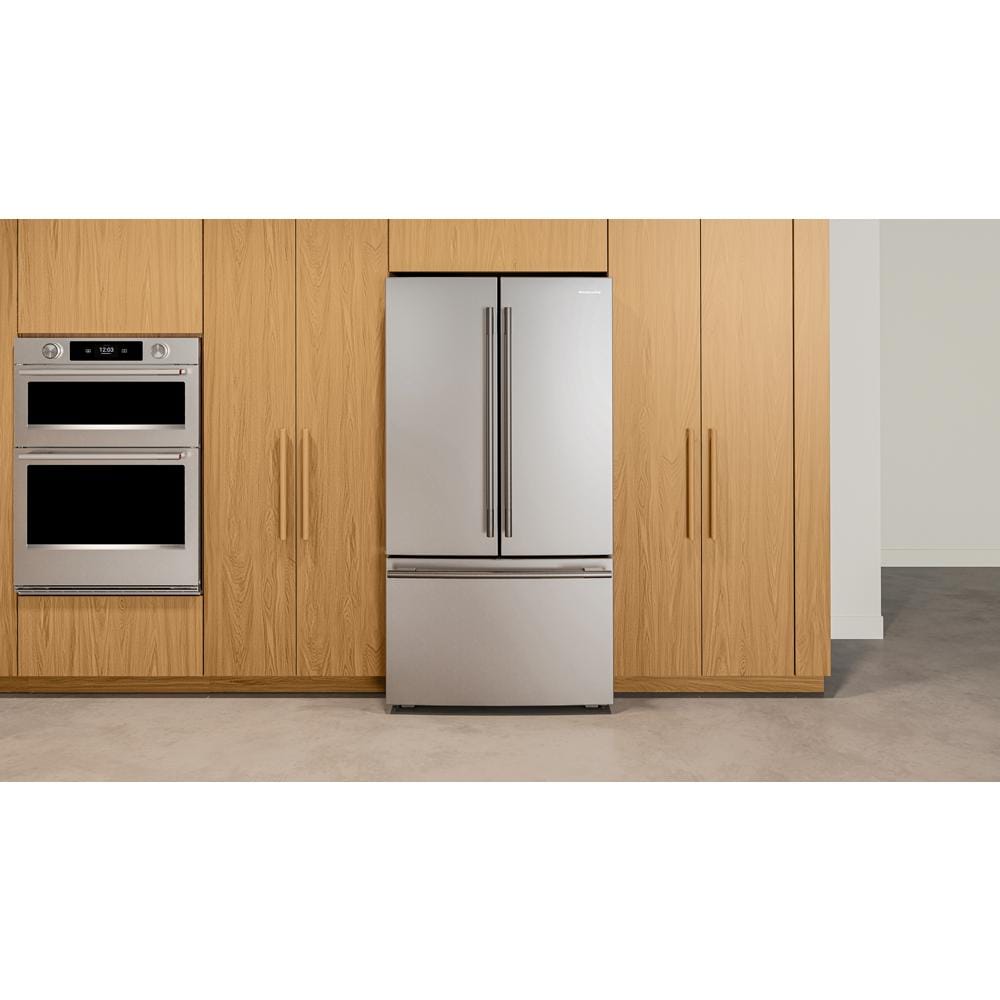 36" Counter-Depth French Door Refrigerator with Interior Dispense - (KRFC336SPS)