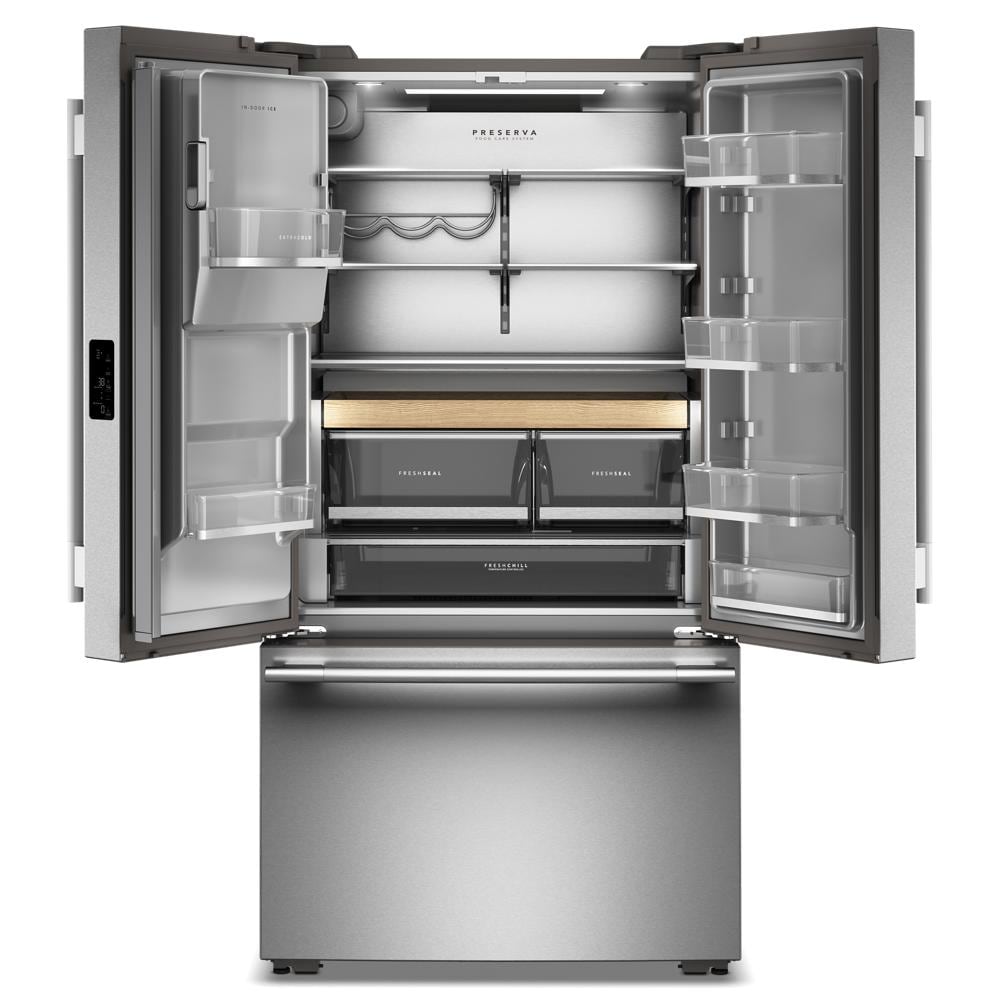 36" Counter-Depth French Door Refrigerator with Interior Dispense - (KRFC536SPS)
