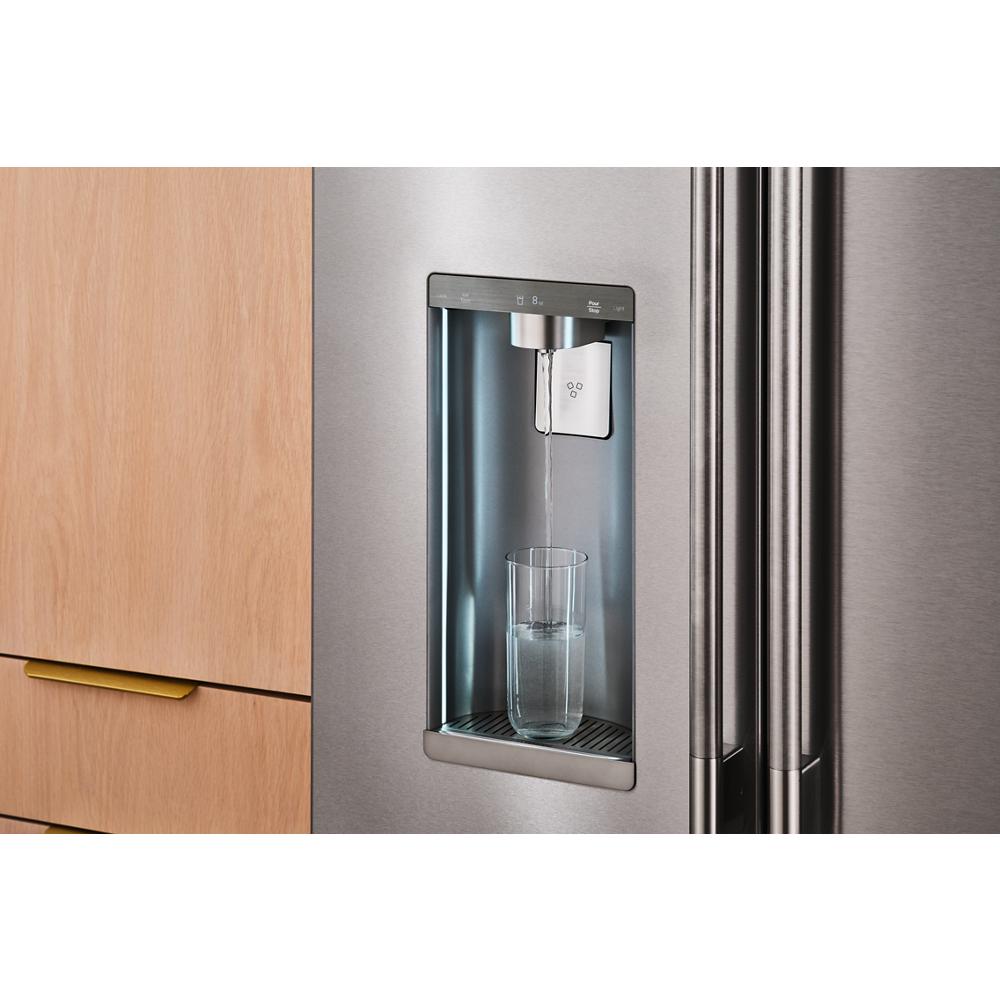 36" Counter-Depth French Door Refrigerator with Interior Dispense - (KRFC536SPS)