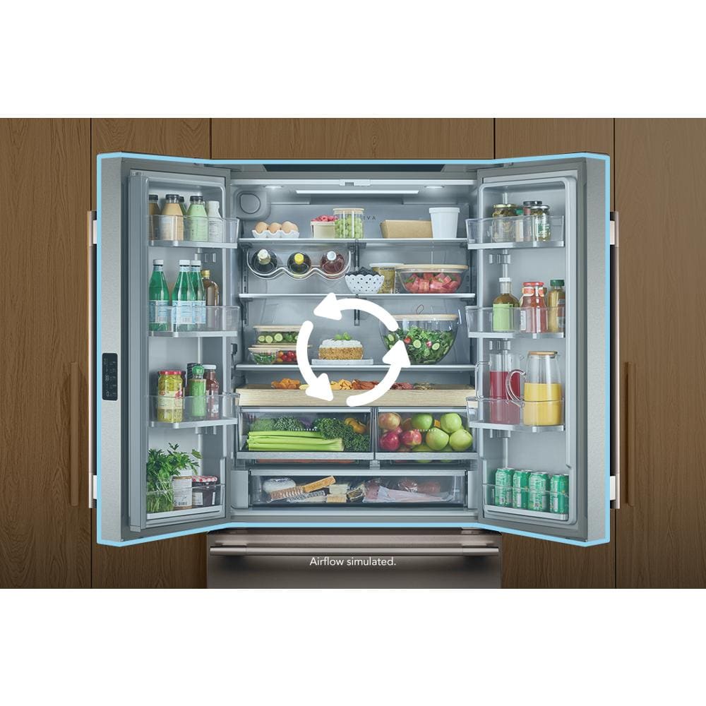 36" Counter-Depth French Door Refrigerator with Flexible Temperature Zone - (KRFC736SPS)