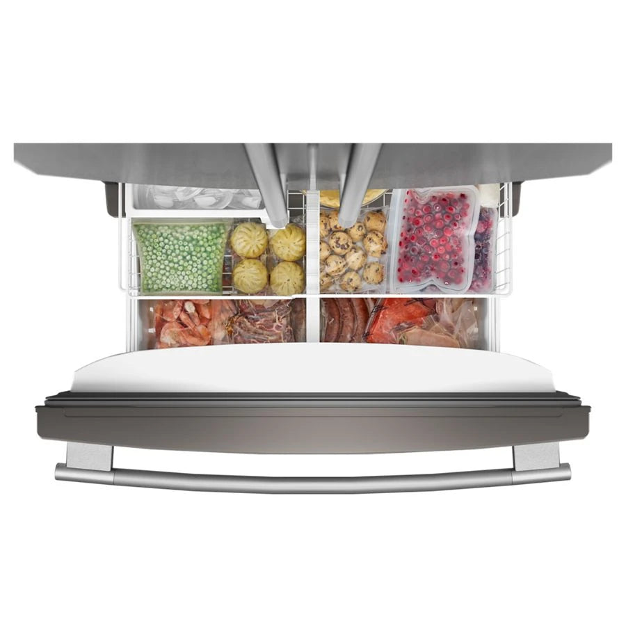 25 Cu. Ft. 36-Inch Standard-Depth French Door Refrigerator with Internal Water Dispenser - (KRFF136SPS)