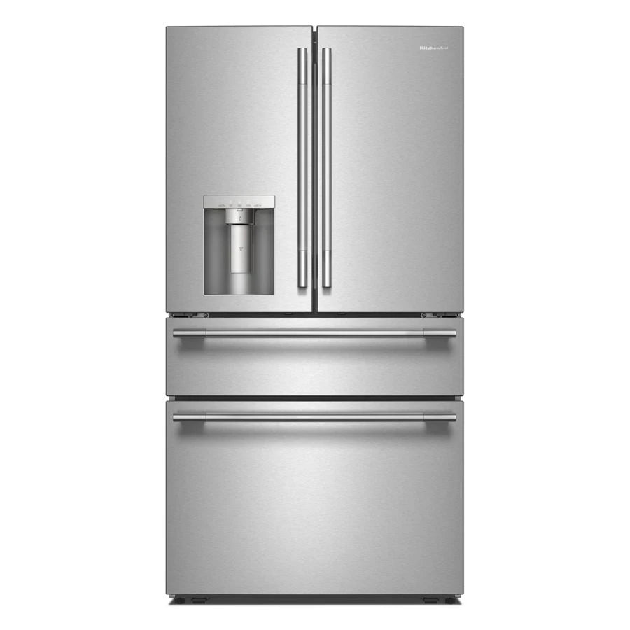 29 cu. ft. French Door Refrigerator with Exterior Water and Ice and FreshChill™ Full-Width Refrigerated Drawer - (KRMF436SPS)