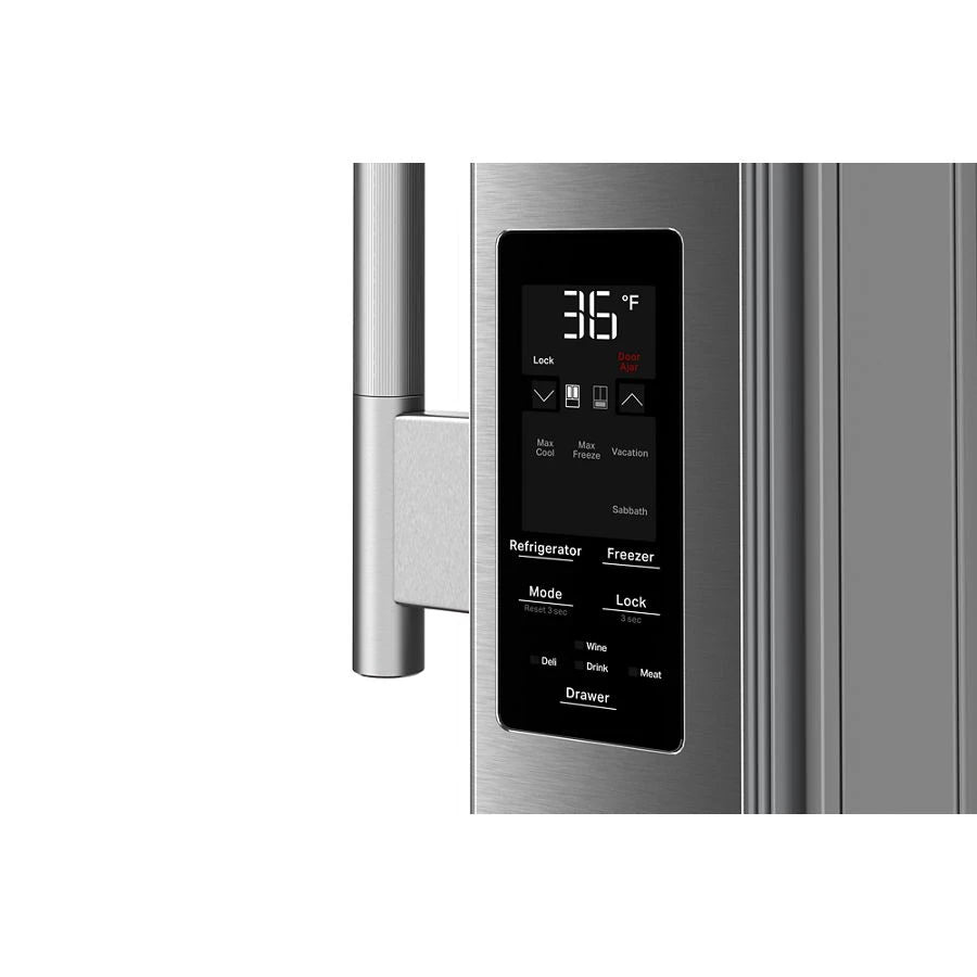 29 cu. ft. French Door Refrigerator with Exterior Water and Ice and FreshChill™ Full-Width Refrigerated Drawer - (KRMF436SPS)