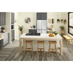 19.4 cu. ft. 36-inch wide Counter-Depth 4-Door Refrigerator with PrintShield(TM) Finish - (KRQC506MPS) - KITCHENAID
