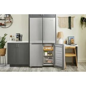 19.4 cu. ft. 36-inch wide Counter-Depth 4-Door Refrigerator with PrintShield(TM) Finish - (KRQC506MPS) - KITCHENAID