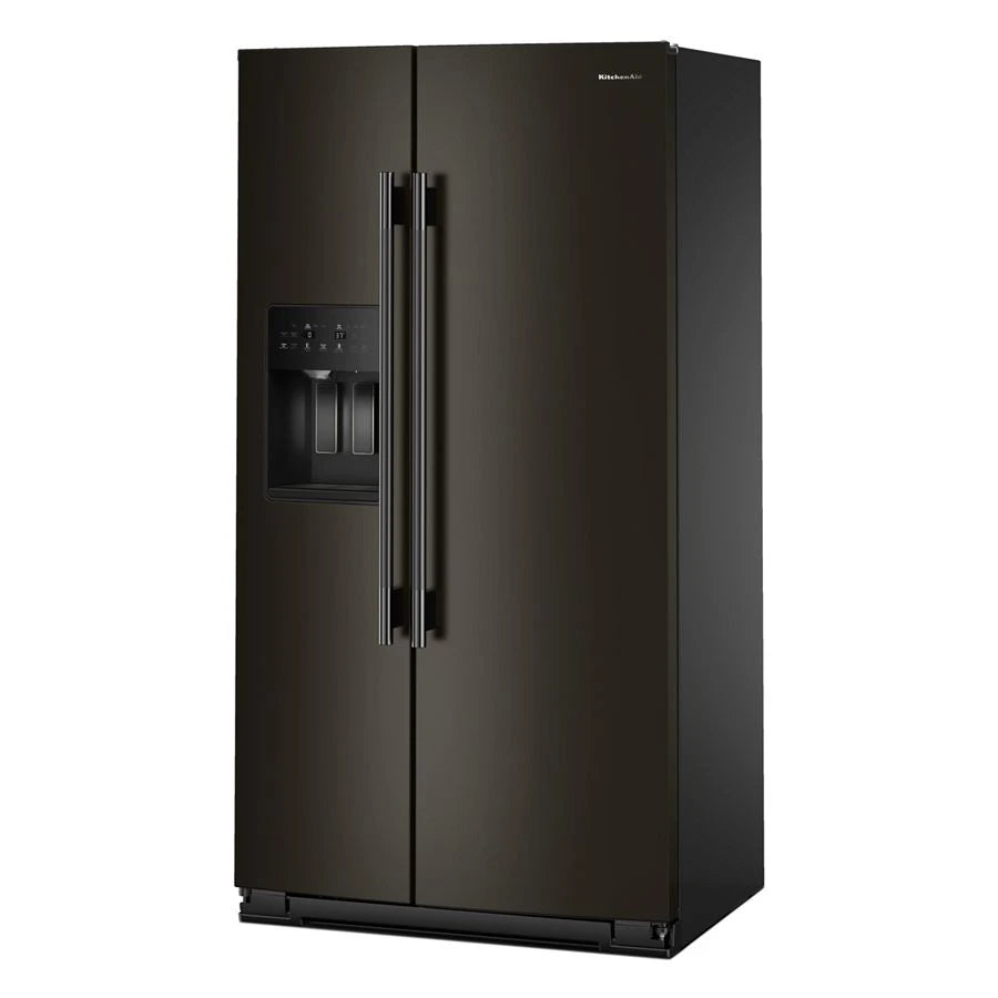 20.8 Cu. Ft. Counter-Depth Side-by-Side Refrigerator with Exterior Ice and Water Dispenser in Black Ore - (KRSC536RBE)