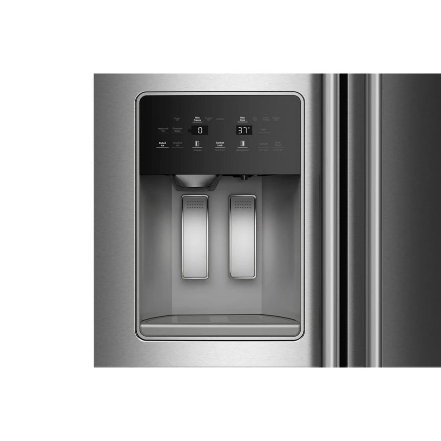 KitchenAid 28.7 Cu. Ft. Side-by-Side Refrigerator with Panoramic LED Lighting Color: Fingerprint Resistant Stainless Steel - (KRSF536RPS)