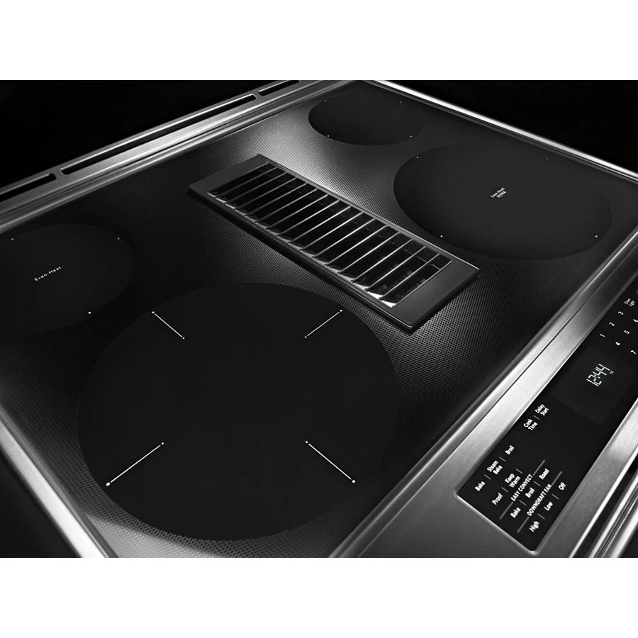 30-Inch 4-Element Electric Downdraft Slide-In Range - (KSEG950ESS) - KITCHENAID