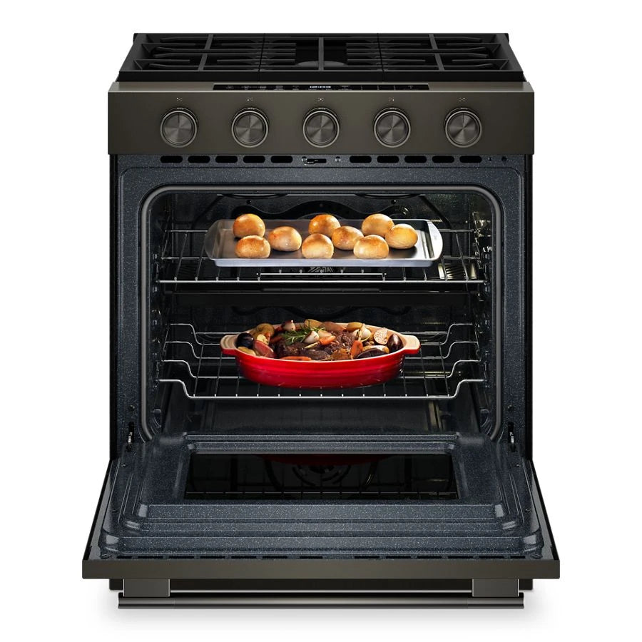30" 5-Burner Gas Slide-In Convection Range - (KSGS530SBE)