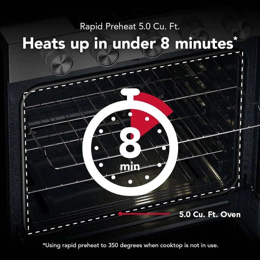 30" 5-Burner Gas Slide-In Convection Range - (KSGS530SBE)