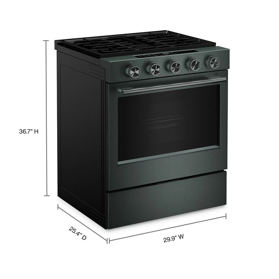 30" 5-Burner Gas Slide-In Convection Range - (KSGS530SJP)