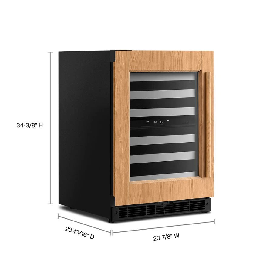24" Panel-Ready Undercounter Wine Cellar - (KUWL324SPA)