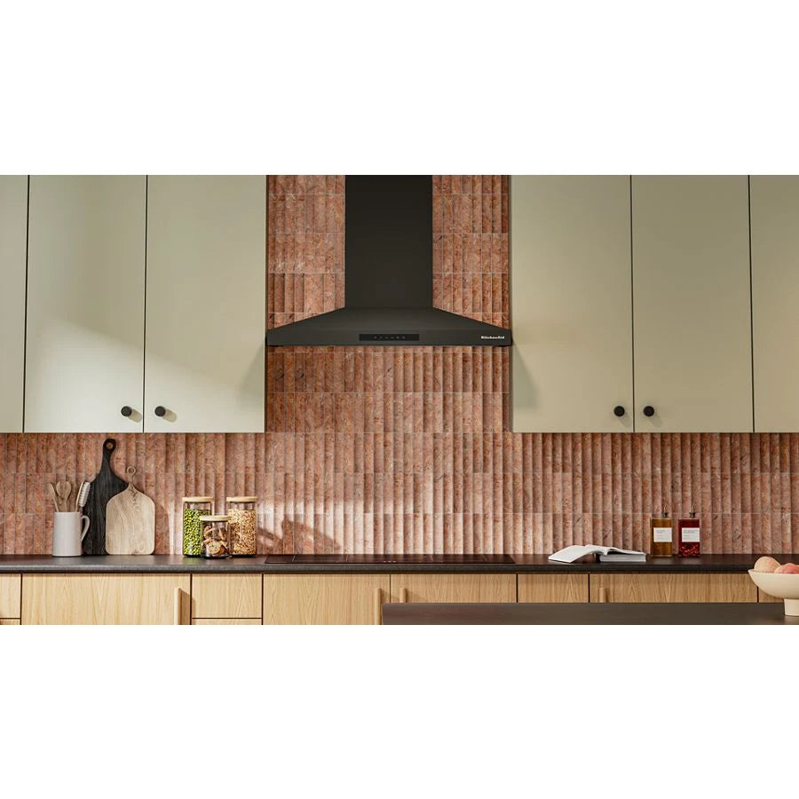 KitchenAid® 36-inch Wall-Mount, 4-Speed Canopy Hood - (KVWC736SBE)