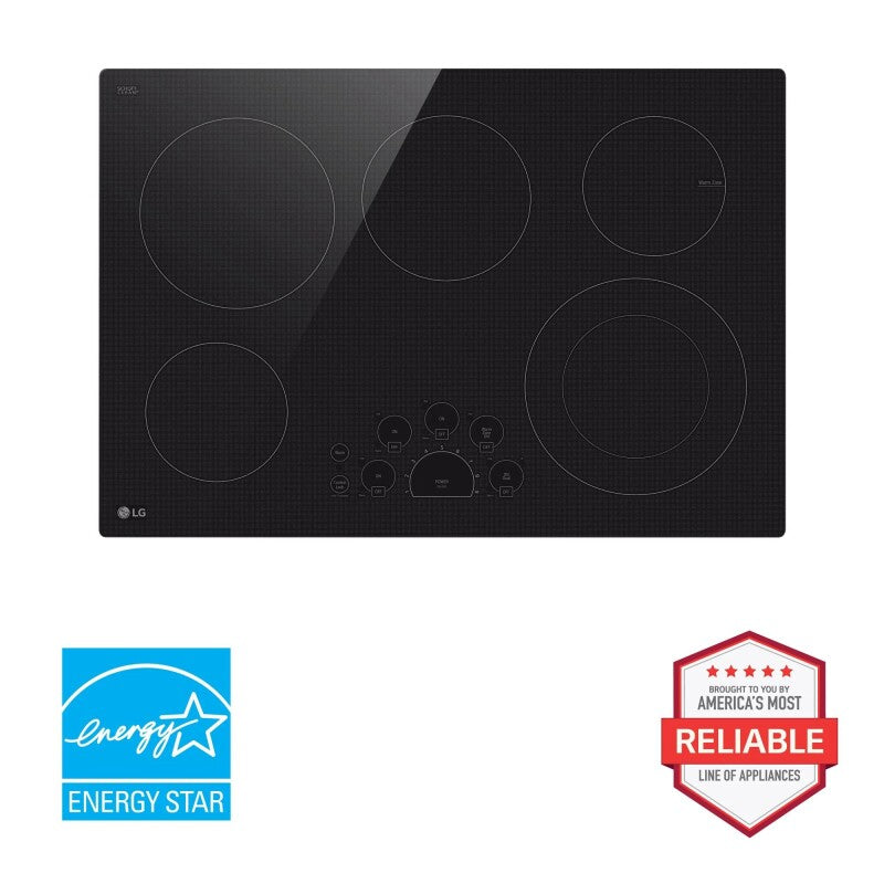 30” Electric Cooktop with UltraHeat™ 3.0kW Element - (LCE3010SBE)