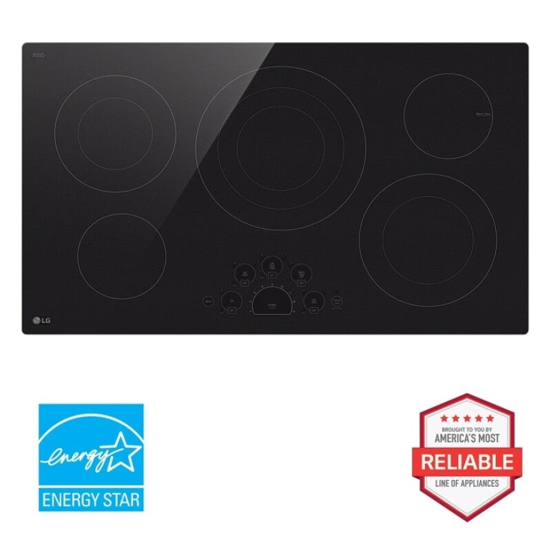 36” Electric Cooktop with UltraHeat™ 3.0kW Element - (LCE3610SBE)