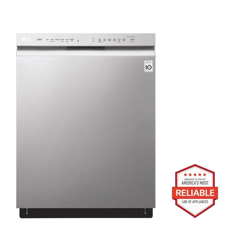 Front Control Dishwasher with QuadWash(TM) and EasyRack(TM) Plus - (LDF5545ST) - LG