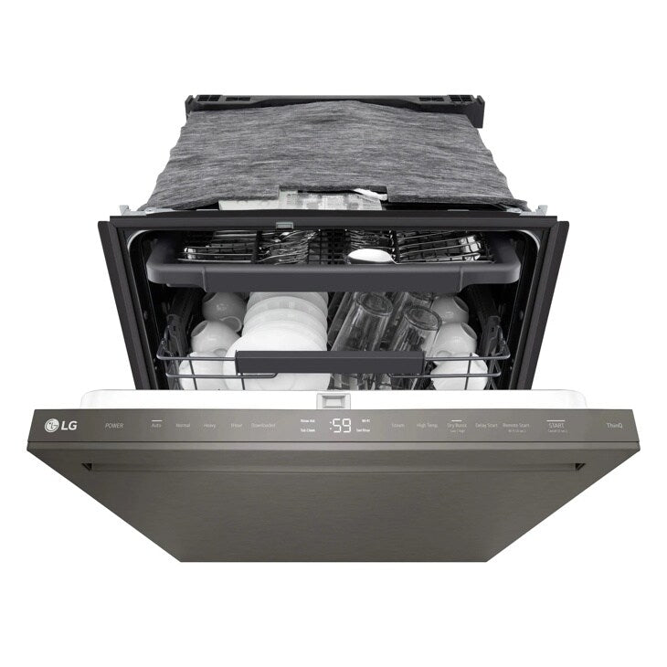 24" Top Control Dishwasher, FlushFit, 1-Hour Wash & Dry, QuadWash Pro, Pocket Handle - (LDNPM545D)